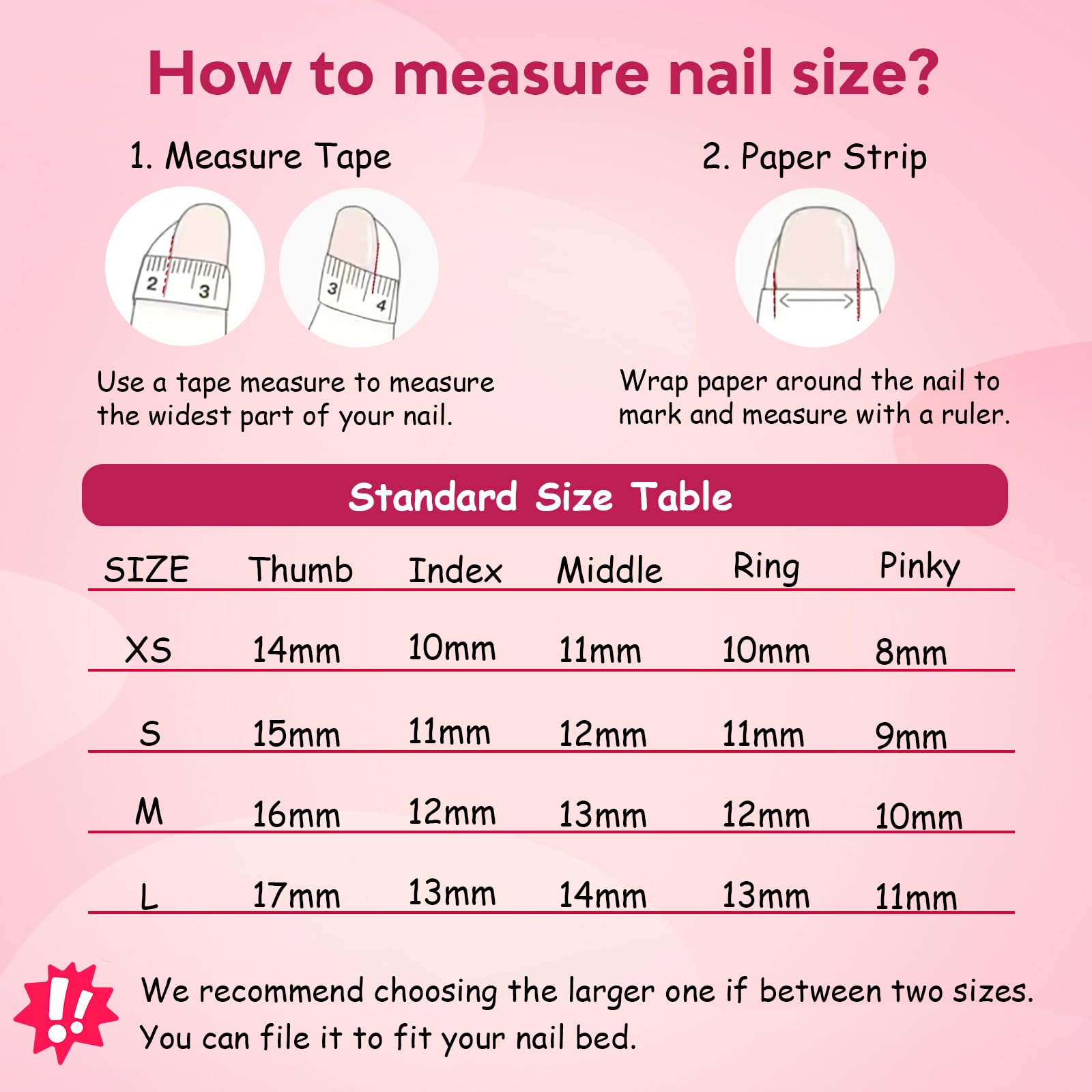 Tesytto Handmade Press On Nails – 3D Floral Carved Medium Almond, French Tips, Gel Acrylic