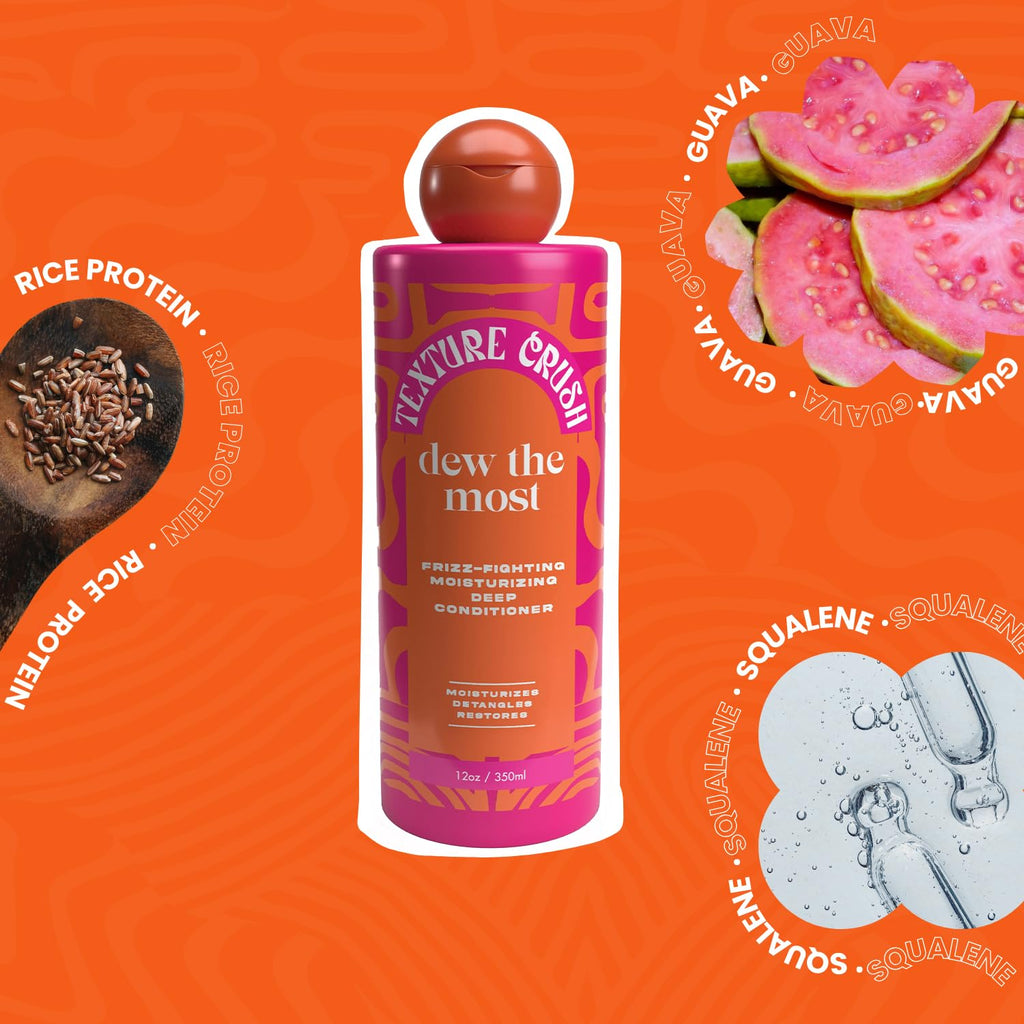 Texture Crush Dew — Moisturizing Hair Deep Conditioner for Frizz Control & Detangling