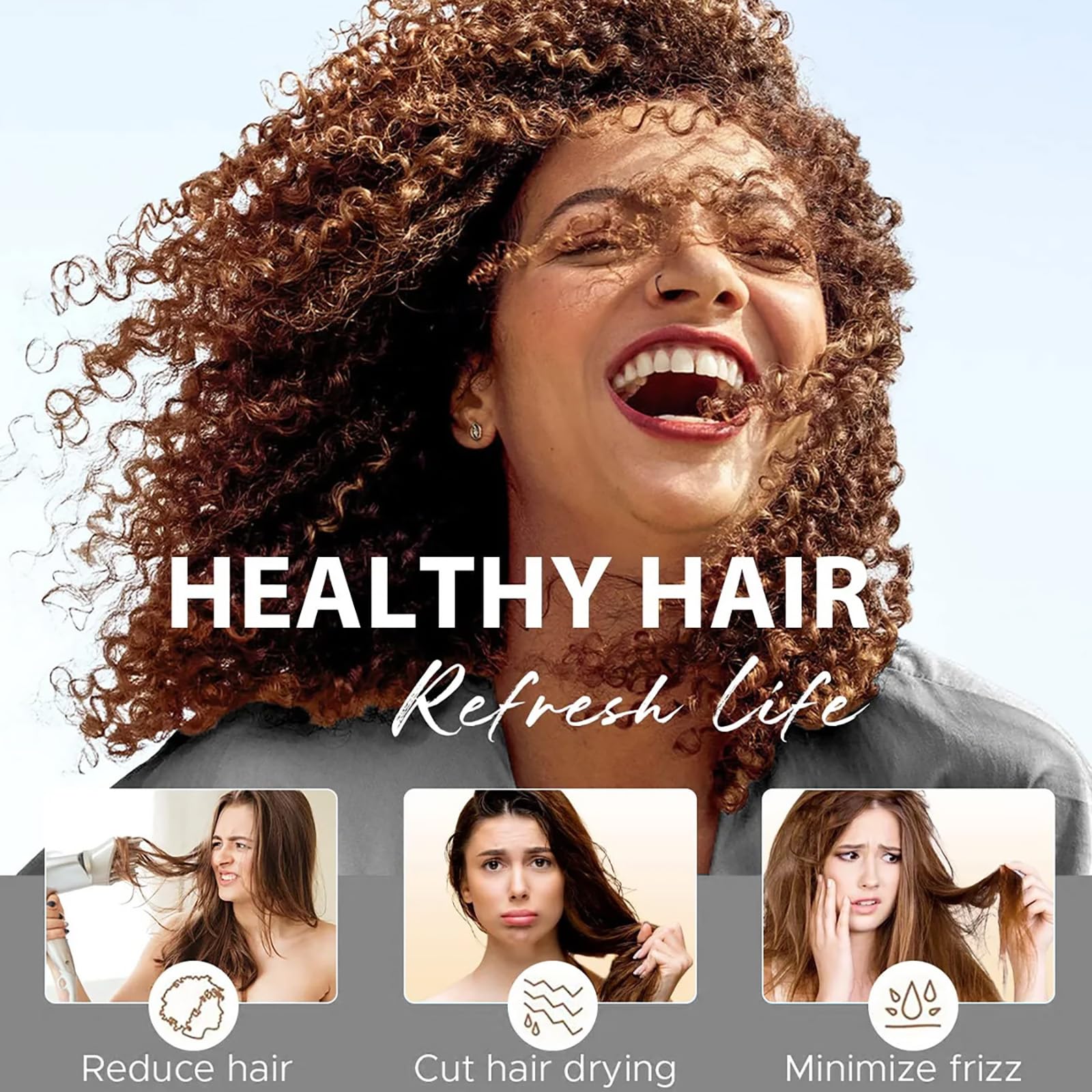 Tgideas Hair Oil Spray – Leave-In Conditioning Oil with Jojoba & Shea Butter