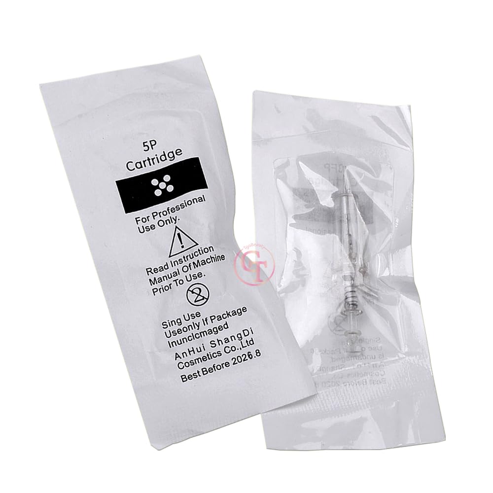 TgoBeauty 30pcs Disposable Tattoo Needle Cartridges for Permanent Makeup – Eyebrow, Eyeliner, Lip (0.18mm-0.30mm) 1P/3P/5P/5F/7F