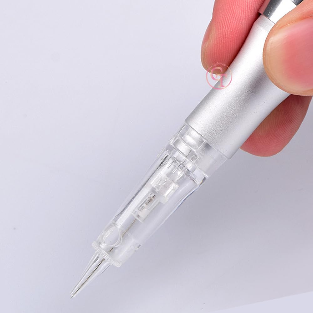 TgoBeauty 30pcs Disposable Tattoo Needle Cartridges for Permanent Makeup – Eyebrow, Eyeliner, Lip (0.18mm-0.30mm) 1P/3P/5P/5F/7F