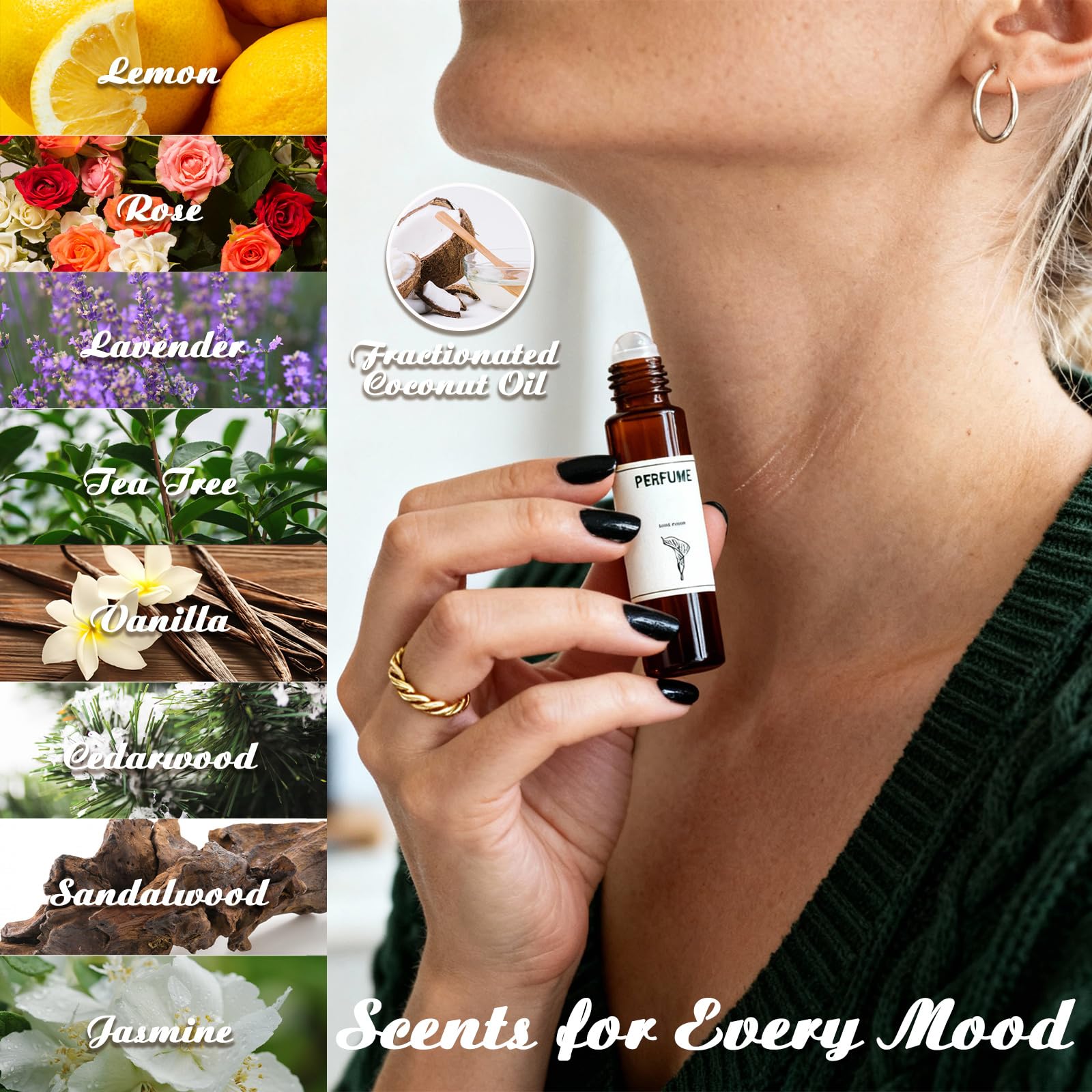 Thaluna Roll-On Perfume Kit – DIY Fragrance Set for Women