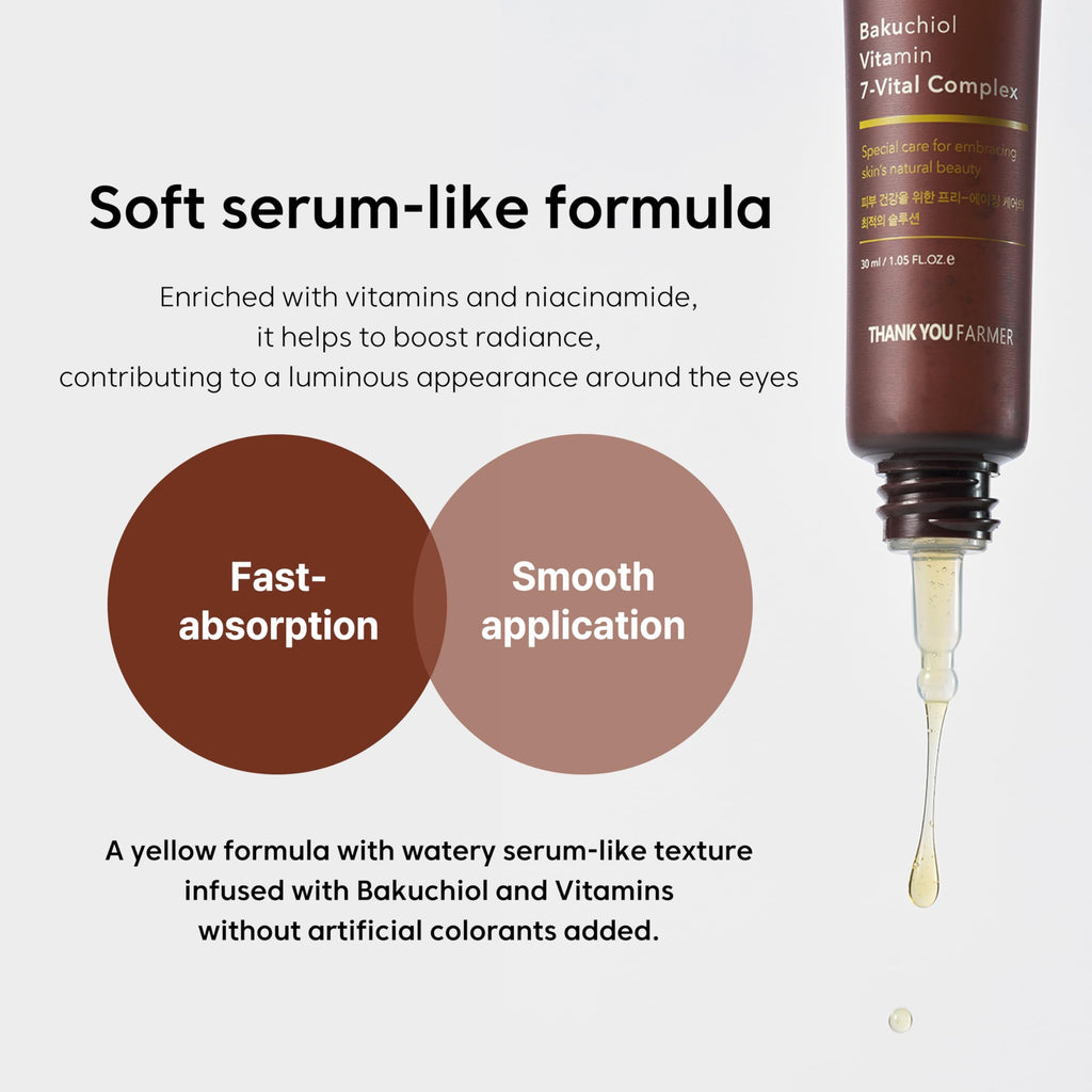THANKYOU FARMER BakuVita Intensive Eye Serum | Bakuchiol + Vitamin C & E