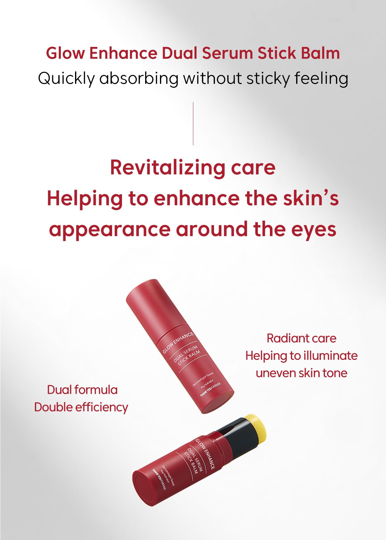 THANKYOU FARMER Glow Enhance Dual Serum Stick Balm – Eye & Face Radiance