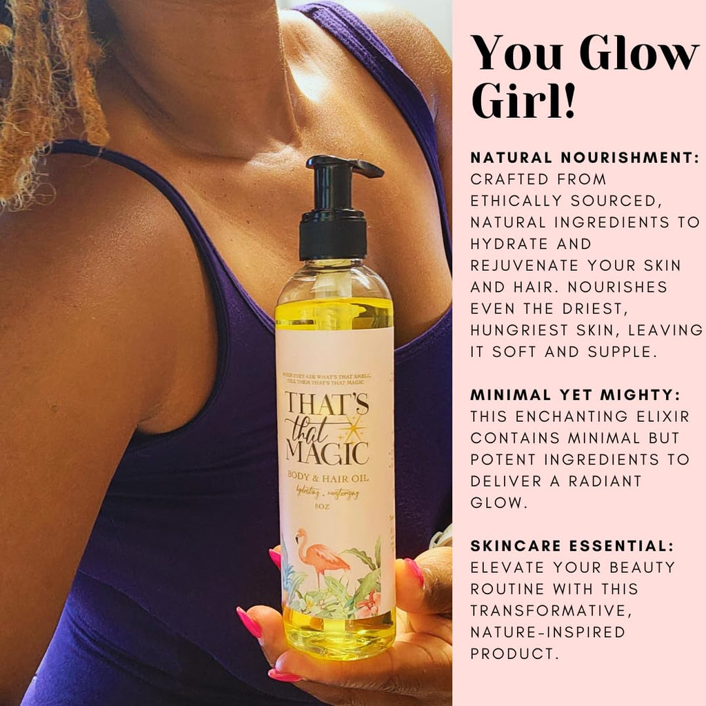 That's That Magic Hair & Body Oil – Tropically Scented, Non-Greasy Hydration for Skin & Hair