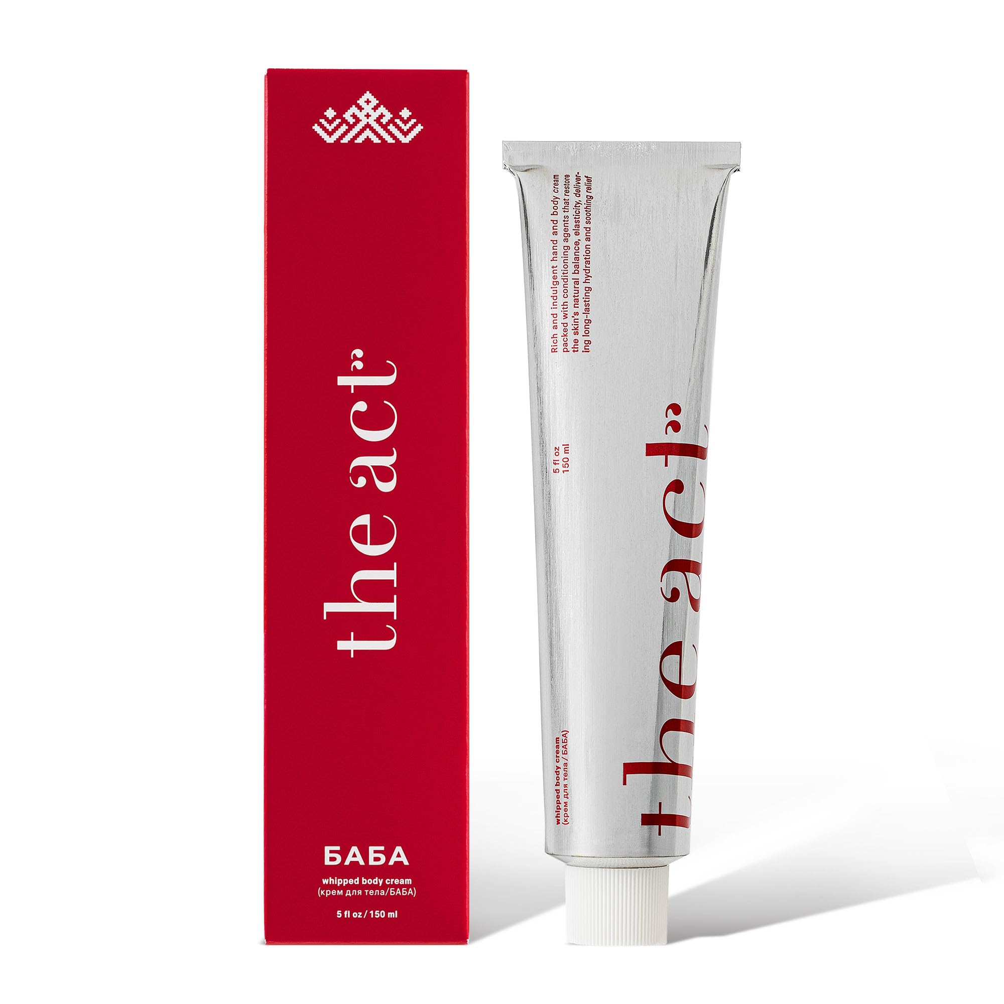 The Act BABA Whipped Body Cream – Deep Moisturizing Shea Butter for Hands & Body