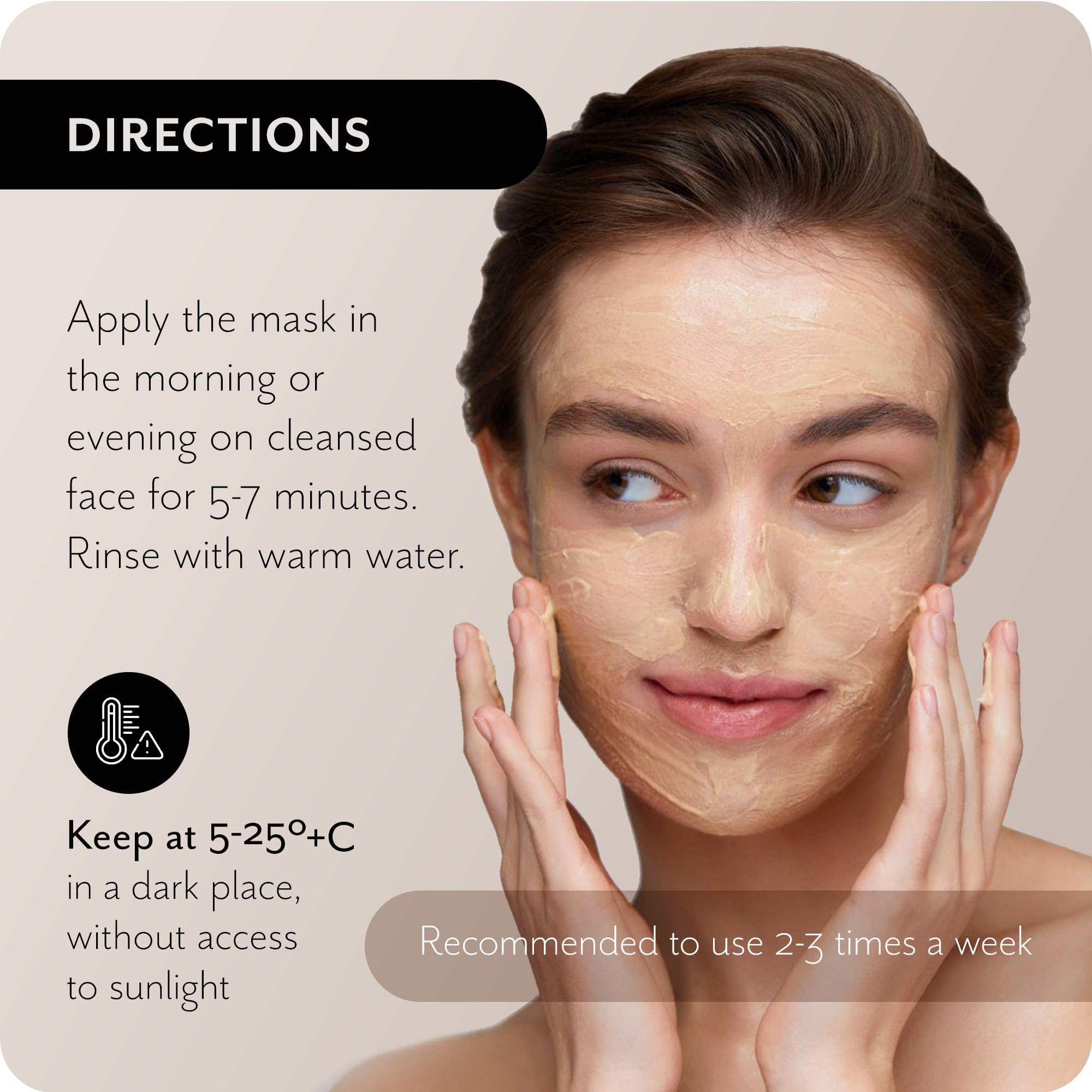 The Act Facial Mask - Coffee Hydration & Pore Purifying Skincare (2oz)