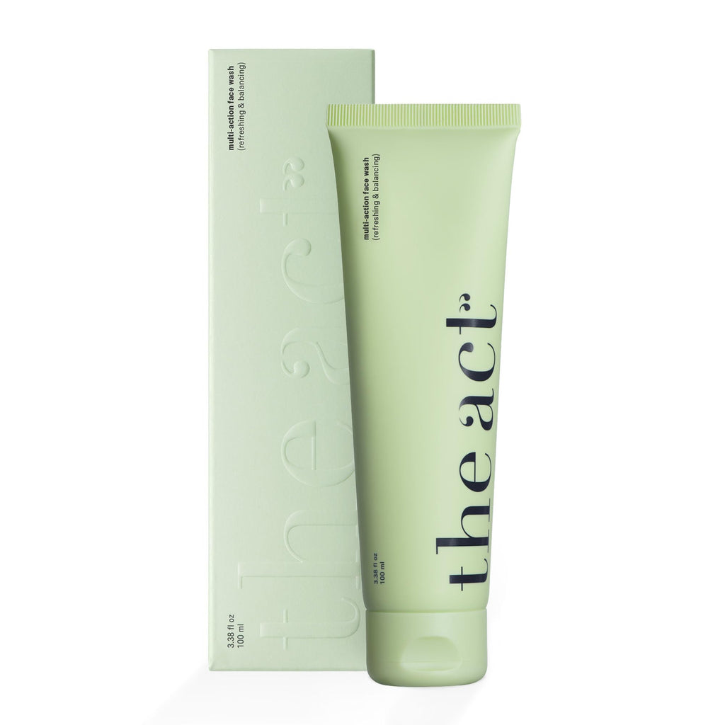 The Act Daily Face Wash – Foaming Cleanser with Niacinamide, Aloe Vera & Pine Extract | Vegan & Organic (3.38 fl oz)