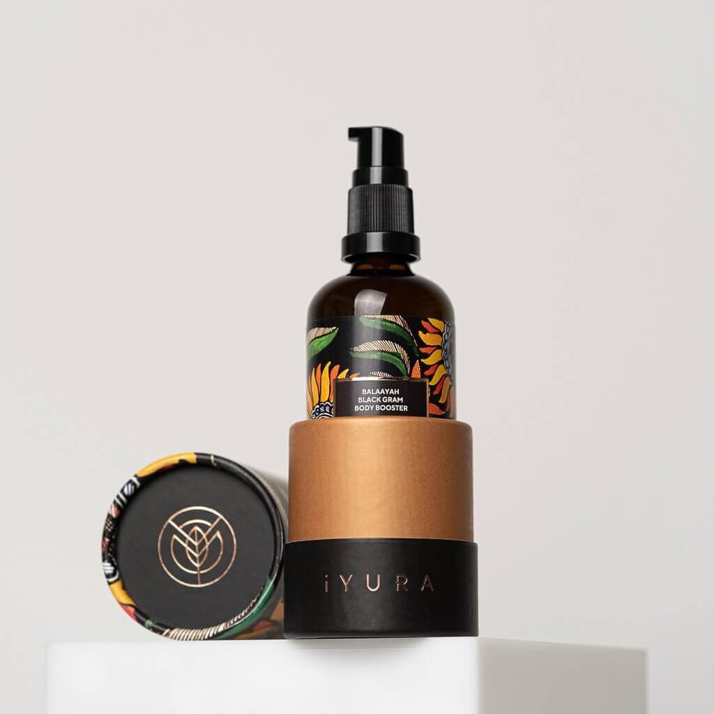 Balaayah Black Gram Body Booster – Firming Ayurvedic Body Oil for Crepey Skin | The Ayurveda Experience (3.38 fl oz)