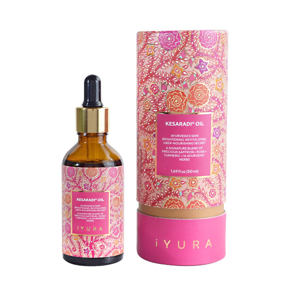 The Ayurveda Experience | iYURA Kesaradi Brightening Saffron Face Oil – 3 Drops Daily