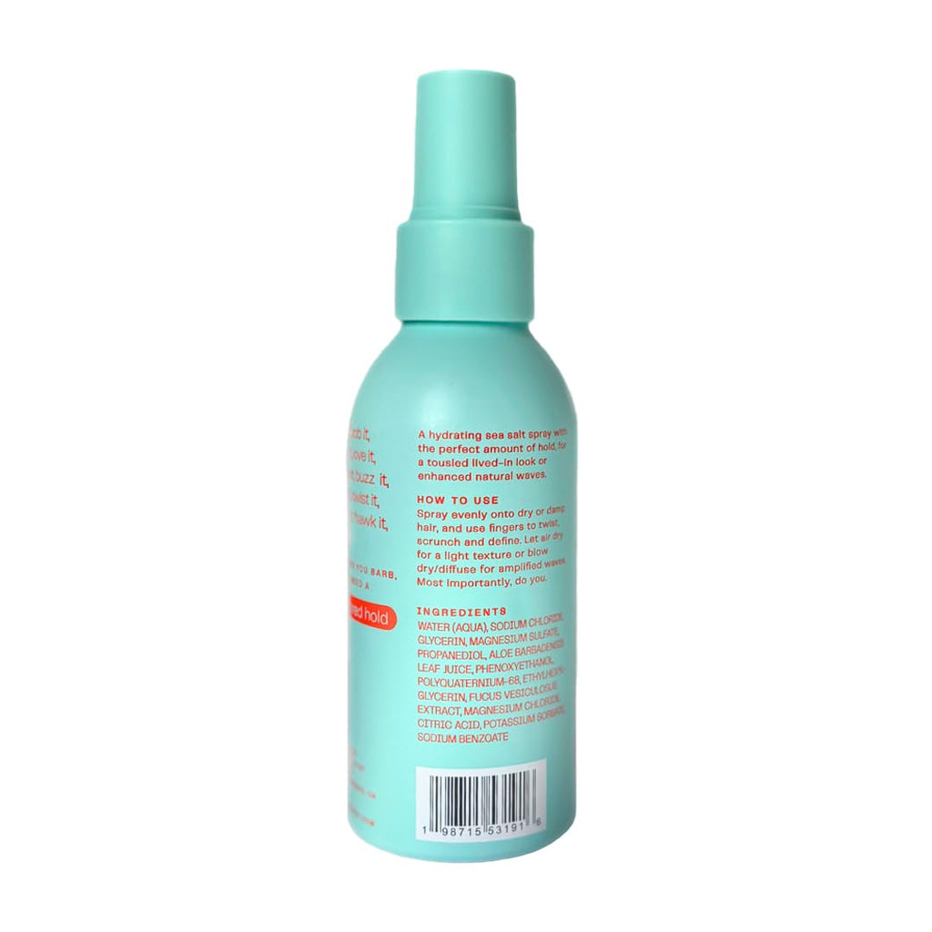 The Barb Shop Barb Sea Salt Spray – Beachy Texture, Light Hold, Fragrance Free (4 oz)