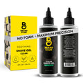 The Beard Club Premium Shaving Gel for Men – Hydrating Clear Gel with Cedar Scent