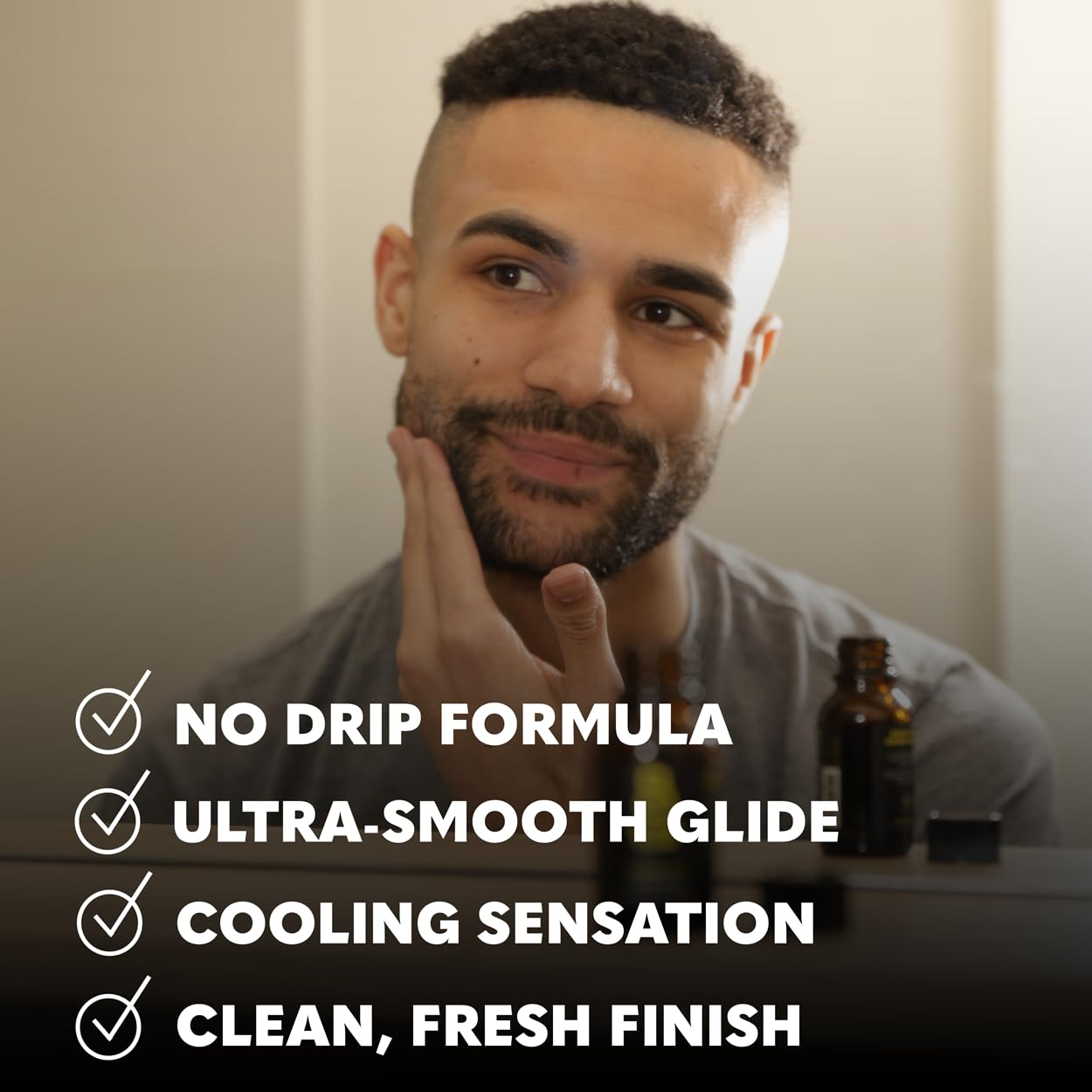 The Beard Club Premium Shaving Gel for Men – Hydrating Clear Gel with Cedar Scent