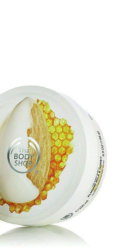 The Body Shop Almond Milk & Honey Soothing and Restoring Body Butter 200ml – Deep Moisture