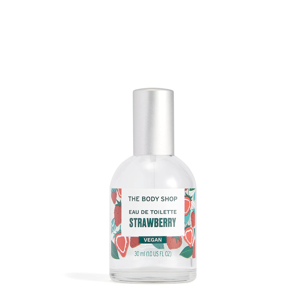 The Body Shop Strawberry Eau de Toilette, 1 Fl Oz | Long-Lasting Fruity Floral Fragrance