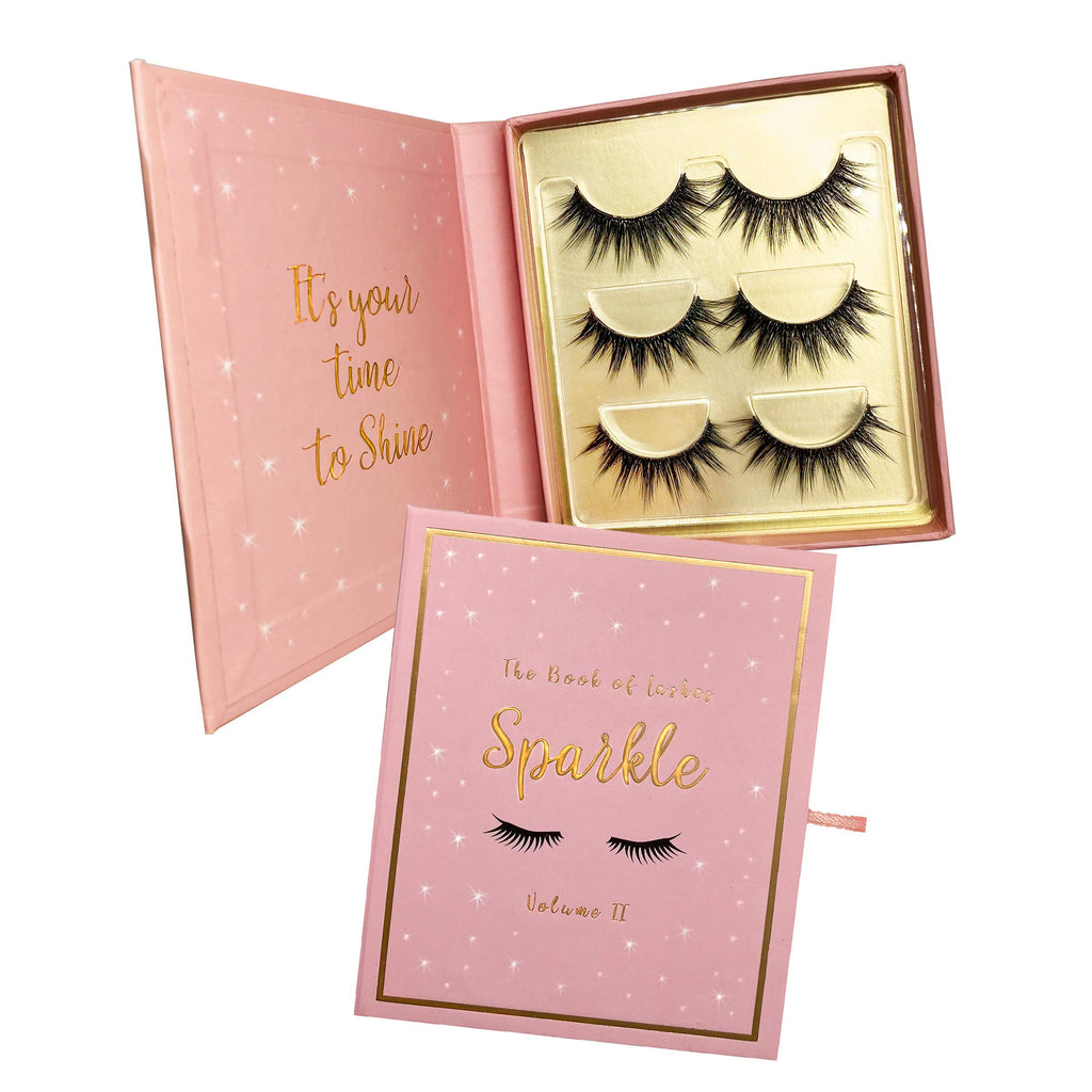 The Book of Lashes: Sparkle Volume 2 – Reusable 3 Pairs (Cruelty Free)