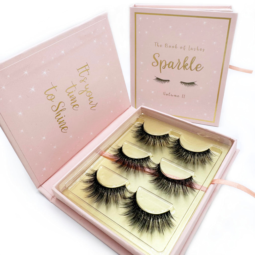 The Book of Lashes: Sparkle Volume 2 – Reusable 3 Pairs (Cruelty Free)