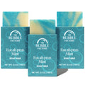 The Bubble Factory Handmade Soap – All Natural, Palm Oil Free, Eucalyptus Mint (3 Bars)