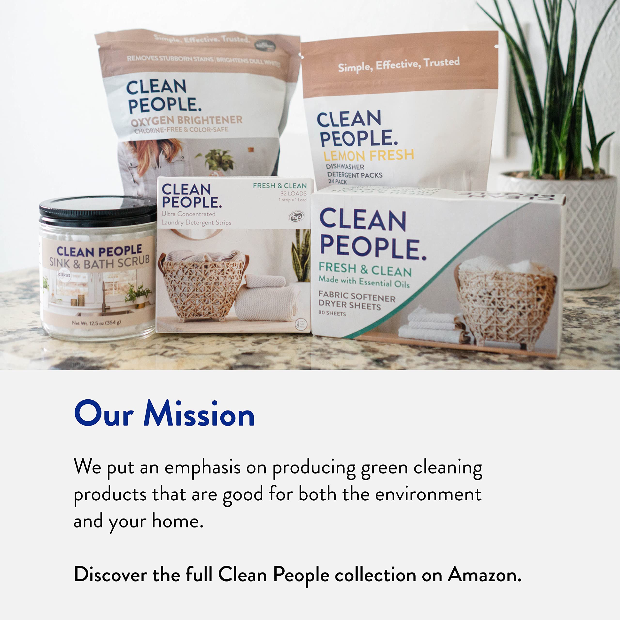 The Clean People Lemon Verbena Foaming Hand Soap Tablets – Mess Free, Gentle on Skin, 12 x 8 fl oz Bottles