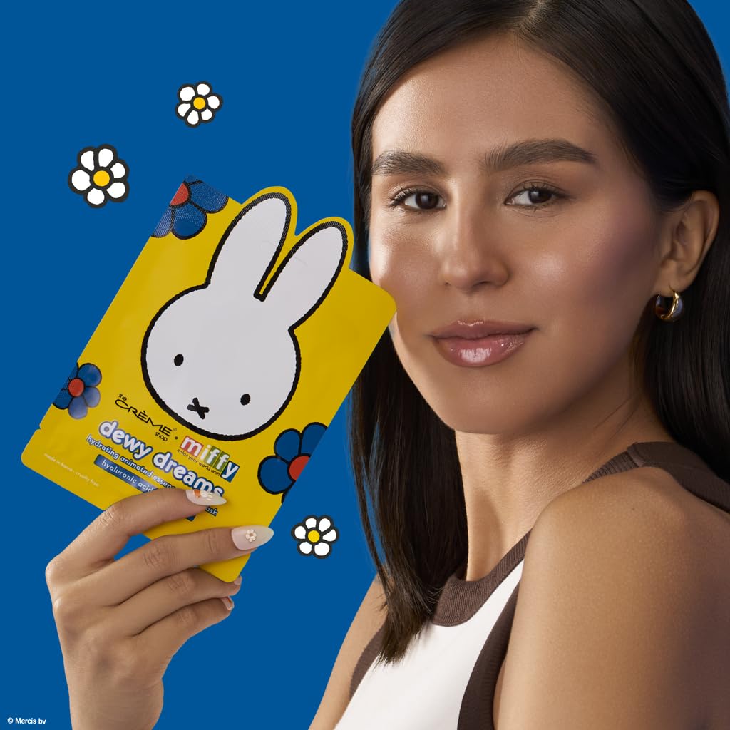 The Crème Shop x Miffy Dewy Dreams Hydrating Animated Essence Sheet Mask – Pack of 5