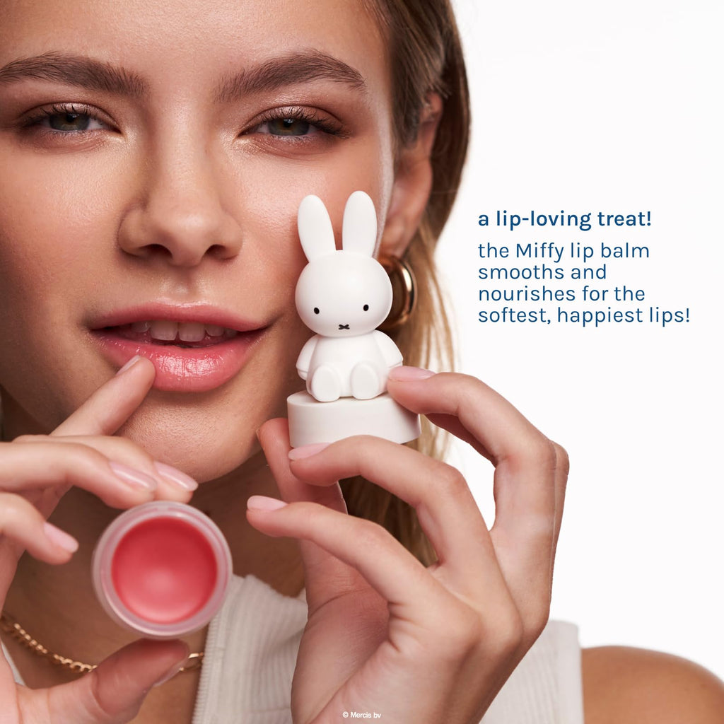 The Crème Shop Miffy Tinted Lip Balm in Mellow Mango — Hyaluronic Acid + Murumuru