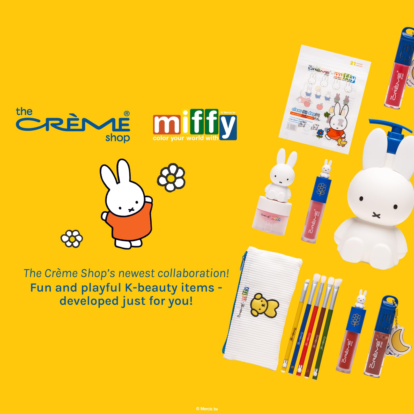 The Crème Shop Miffy Tinted Lip Balm in Mellow Mango — Hyaluronic Acid + Murumuru