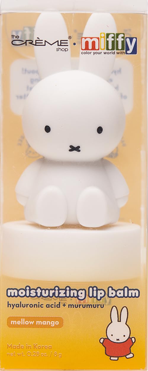 The Crème Shop Miffy Tinted Lip Balm in Mellow Mango — Hyaluronic Acid + Murumuru