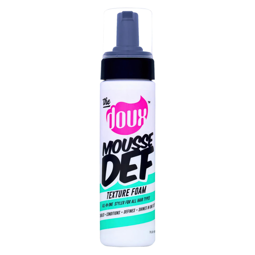 The Doux Multi-Use Mousse for Curly Hair – Texture Foam for Definition, Volume & Shine