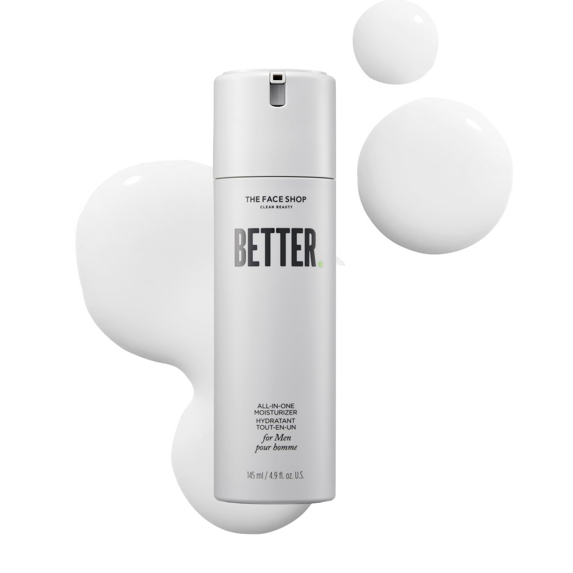 The Face Shop Better All-in-one Man Daily Face Moisturizer with Hyaluronic Acid & Niacinamide