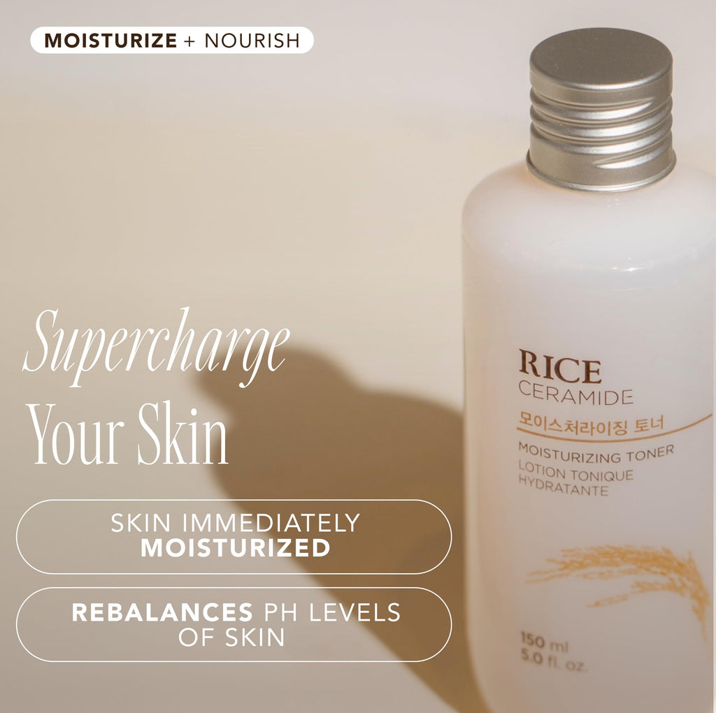 The Face Shop Rice Ceramide Moisturizing Toner | Hydration & Barrier Support