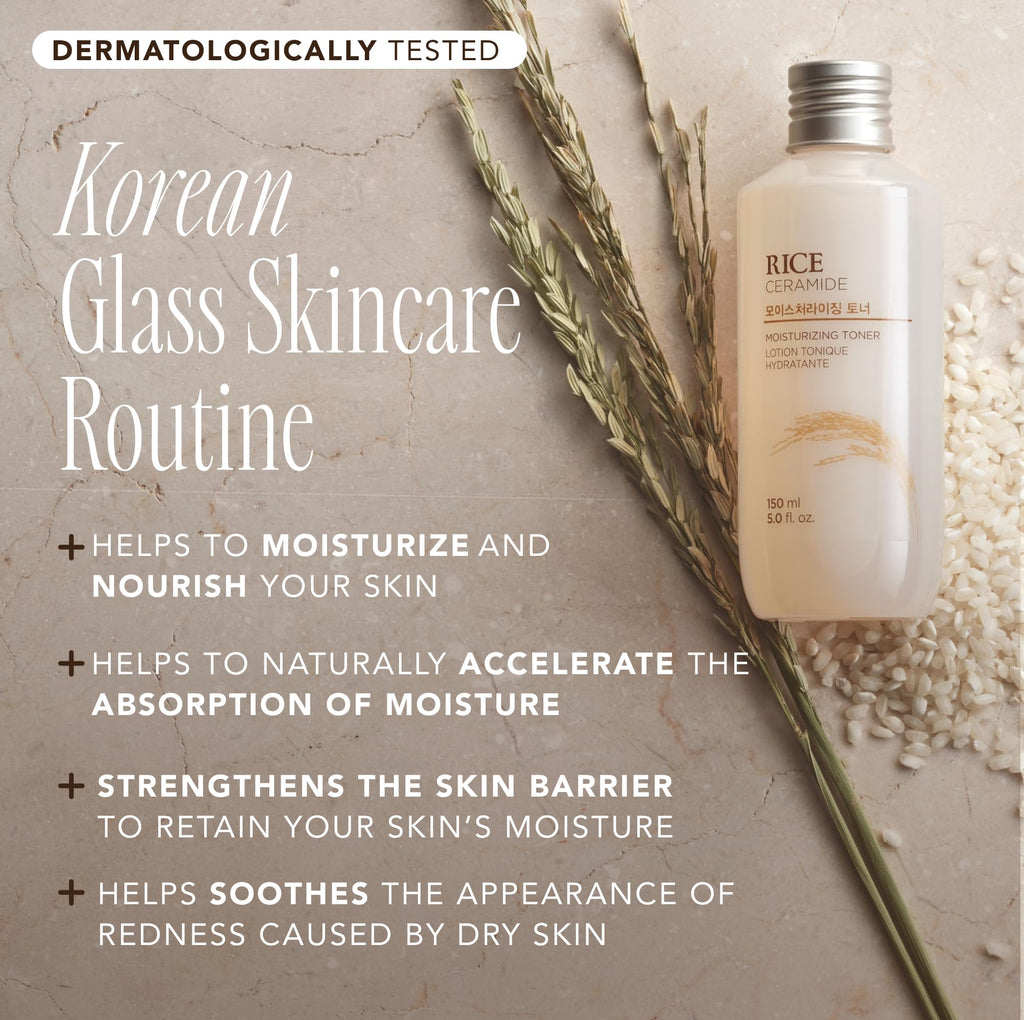 The Face Shop Rice Ceramide Moisturizing Toner | Hydration & Barrier Support