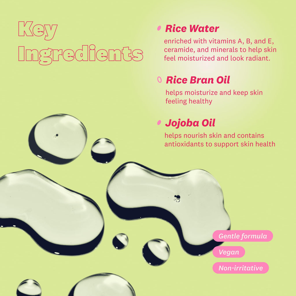 The Face Shop Rice Water Bright Light Facial Cleansing Oil – Vegan Cleanser 150ml