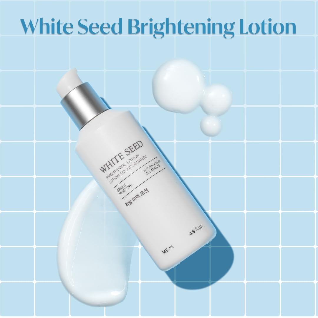 The Face Shop White Seed Brightening Lotion – Niacinamide Hydrating Moisturizer