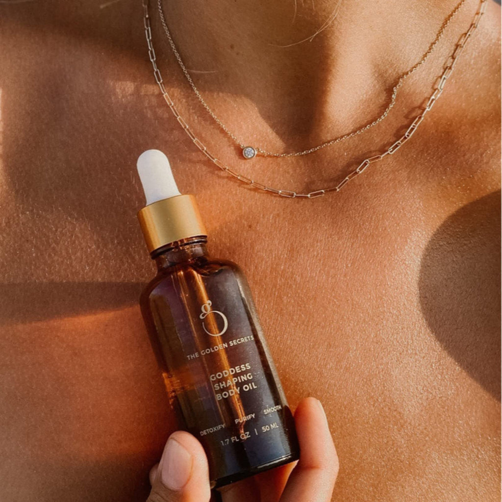 The Golden Secrets Goddess Shaping Body Oil 50ml – Firm, Smooth Skin & Circulation Boost