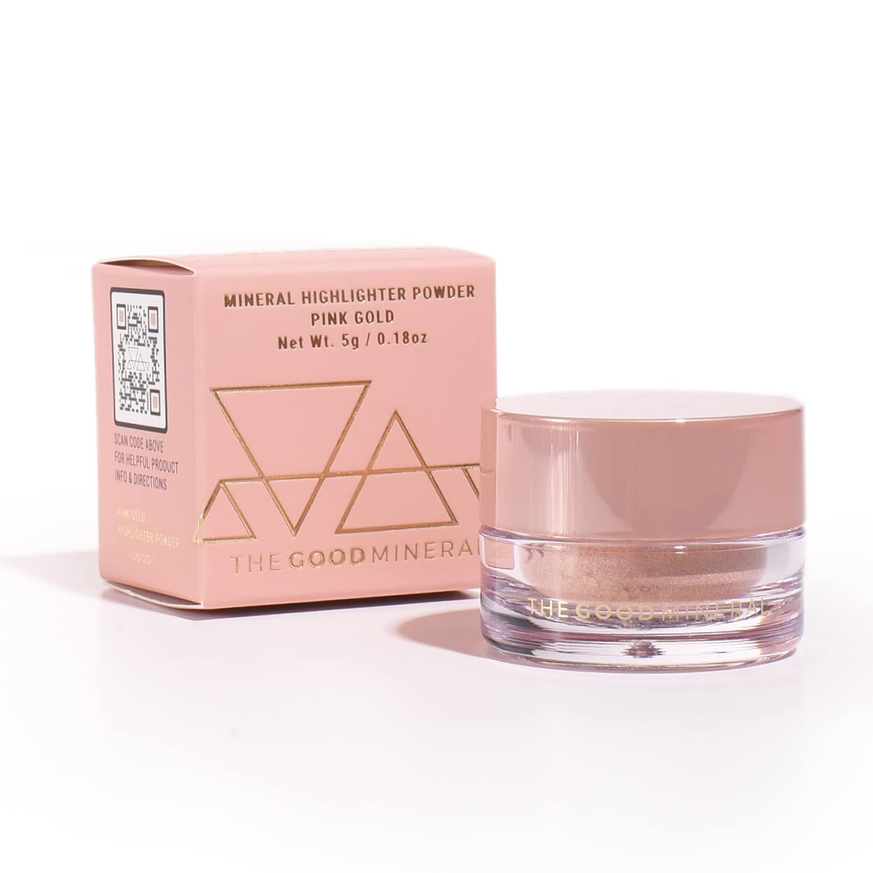 Mineral Gold Highlighter - Pink Gold | The Good Mineral