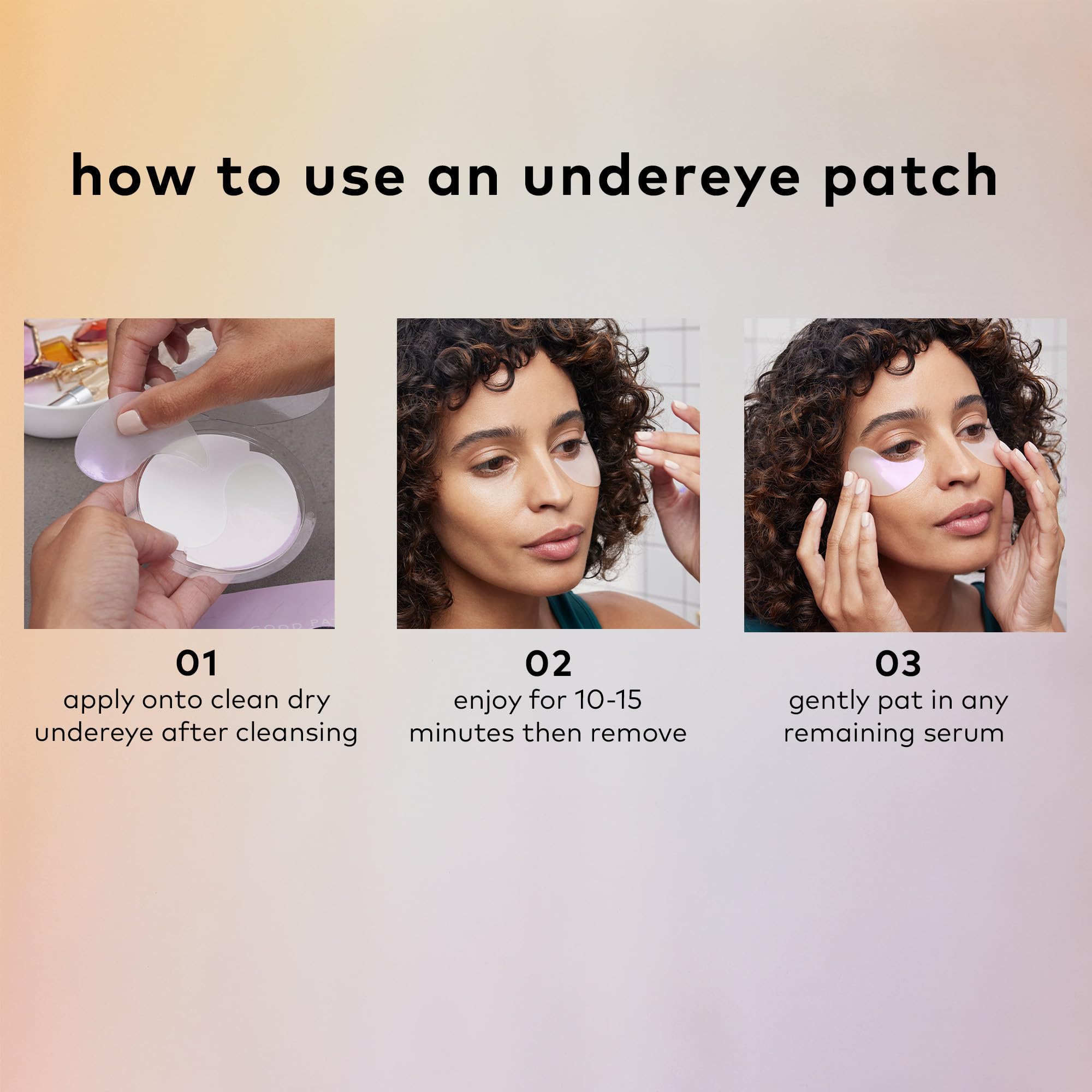 The Good Patch Brighten Up Hydrogel Under Eye Patches – Brighten Dark Circles & Puffy Eyes
