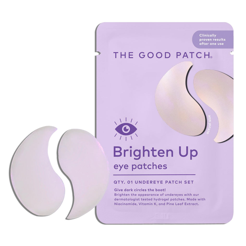The Good Patch Brighten Up Hydrogel Under Eye Patches – Brighten Dark Circles & Puffy Eyes