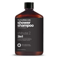 The Goodfellas' Smile Shibusa 2 3-in-1 Shower Shampoo – Body, Hair & Beard Cleanser for Men | Peach, Ying & Wood Notes | Made in Italy | 500ml