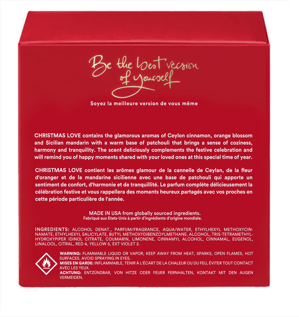 CHRISTMAS LOVE Eau de Parfum – Limited Edition Vegan Holiday Perfume by The Heart Company