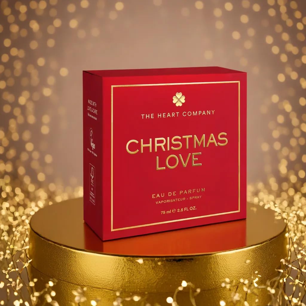CHRISTMAS LOVE Eau de Parfum – Limited Edition Vegan Holiday Perfume by The Heart Company