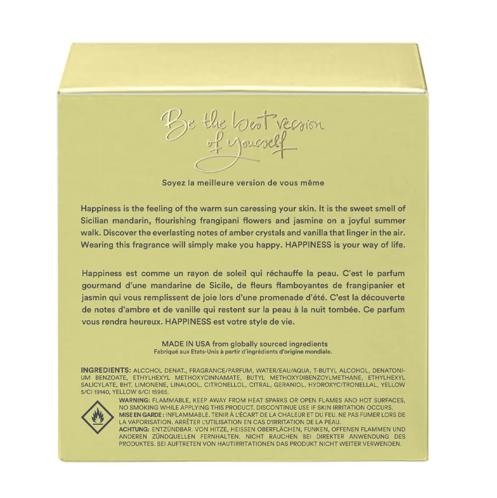 THE HEART COMPANY Happiness in a Bottle | Citrus Perfume for Women | 75ml