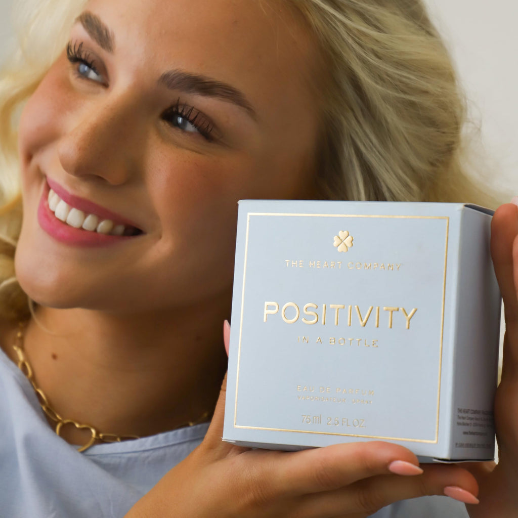 THE HEART COMPANY Positivity in a Bottle – Fresh Women’s Perfume, Vegan Gift, 75ml