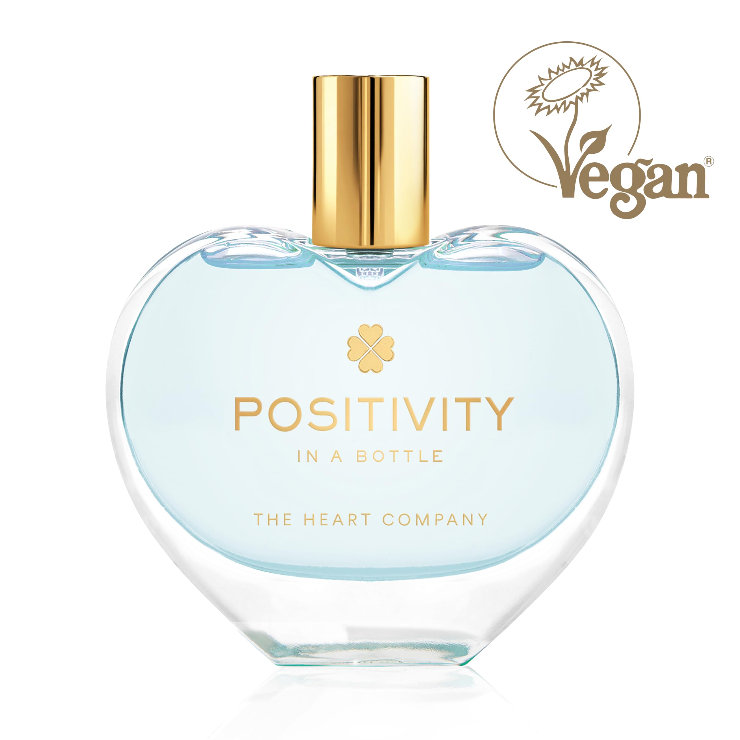 THE HEART COMPANY Positivity in a Bottle – Fresh Women’s Perfume, Vegan Gift, 75ml