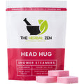 The Herbal Zen Head Hug Shower Steamers – Peppermint & Rosemary, USA Made, 10 Pack
