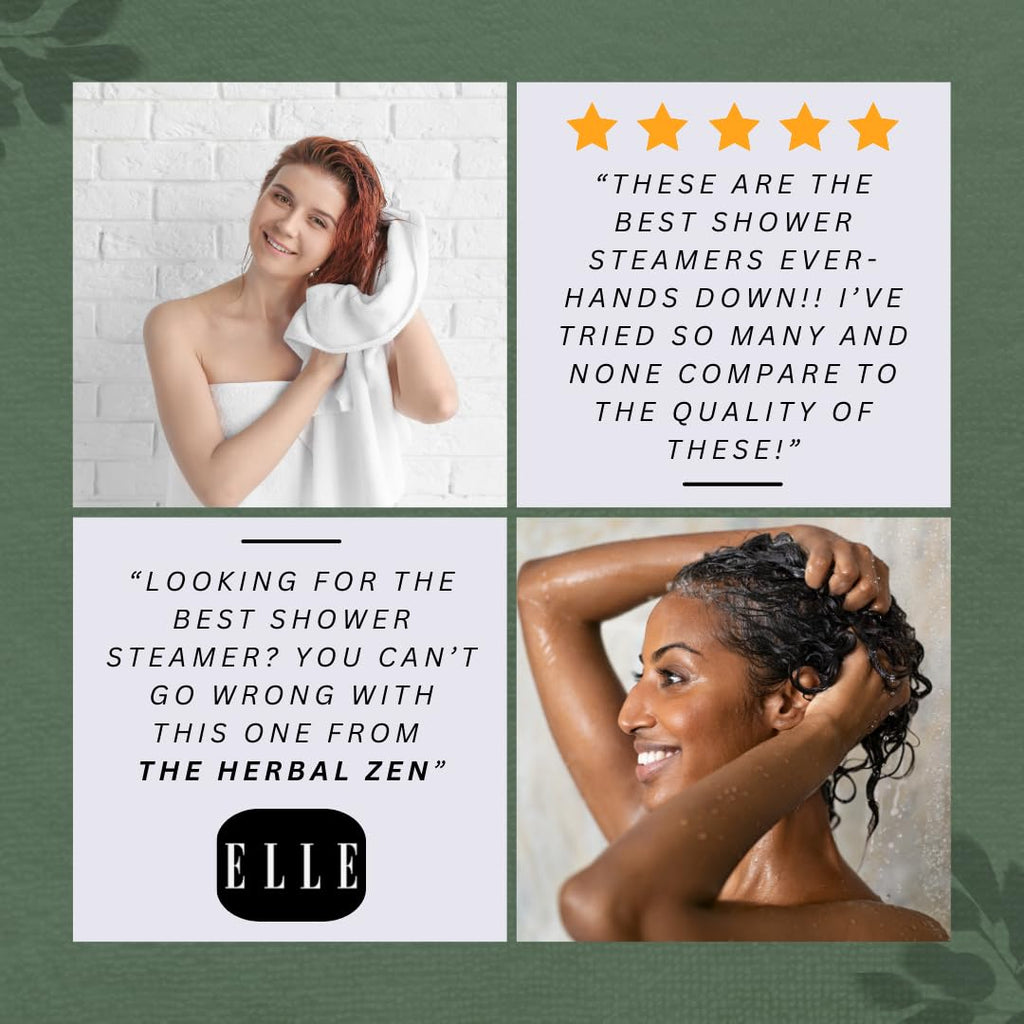 The Herbal Zen Shower Steamers Variety Pack – Aromatherapy Tablets, USA Made, 14-Count Gift for Her & Him