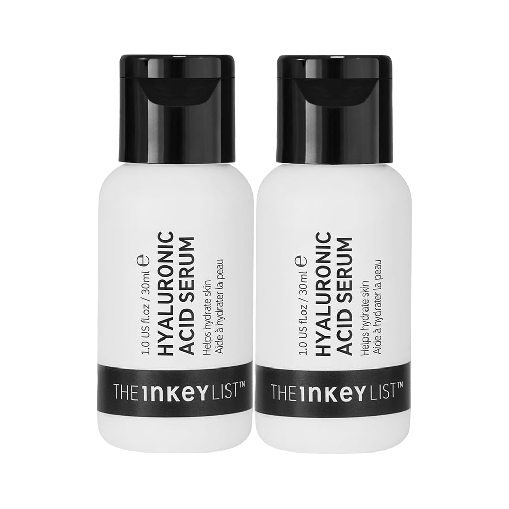 The INKEY List Hyaluronic Acid Serum Duo – Hydration Across Layers, 1.0 fl oz Each (2 Pack)