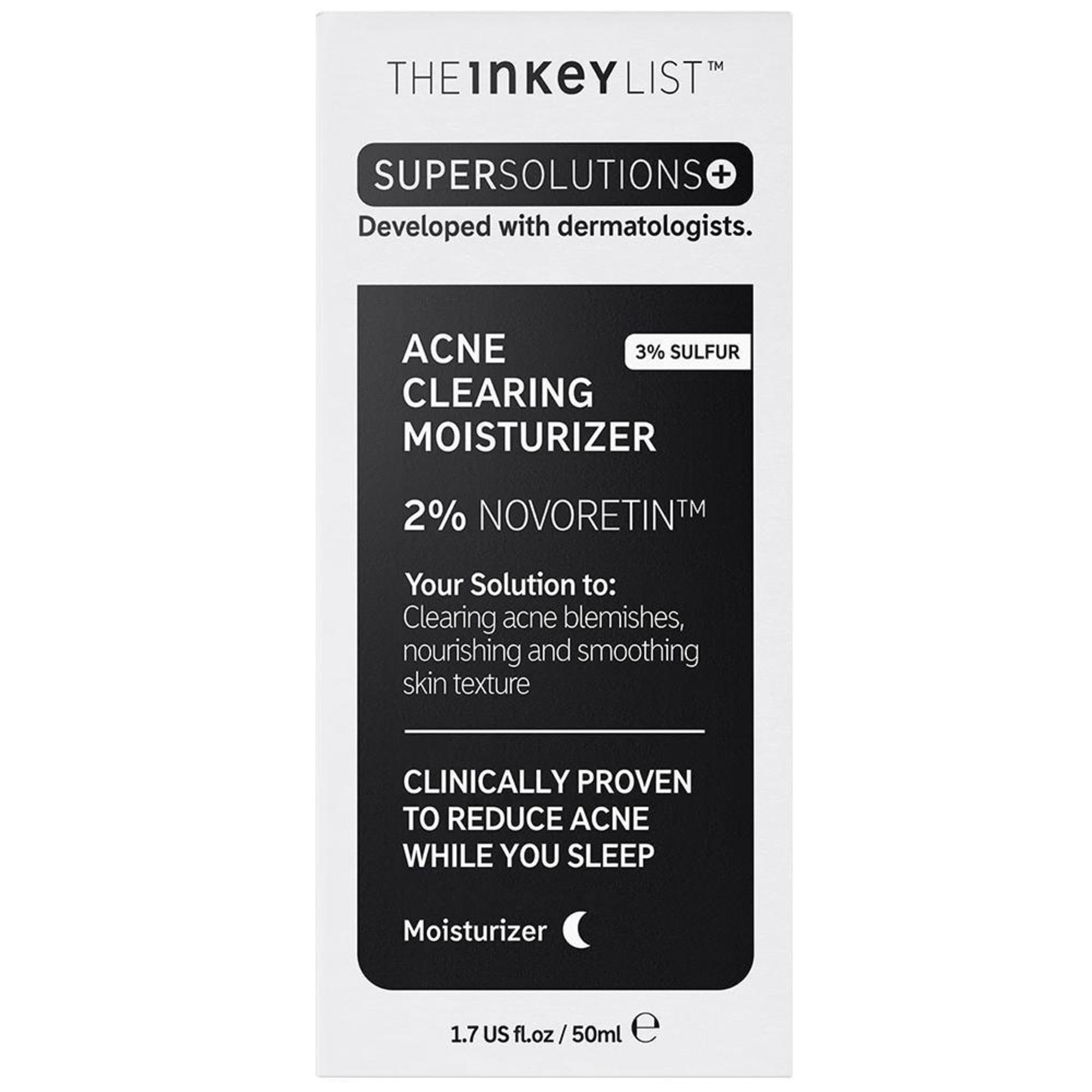 The INKEY List SuperSolutions Novoretin 2% Moisturizer – Nighttime Skin Clearing