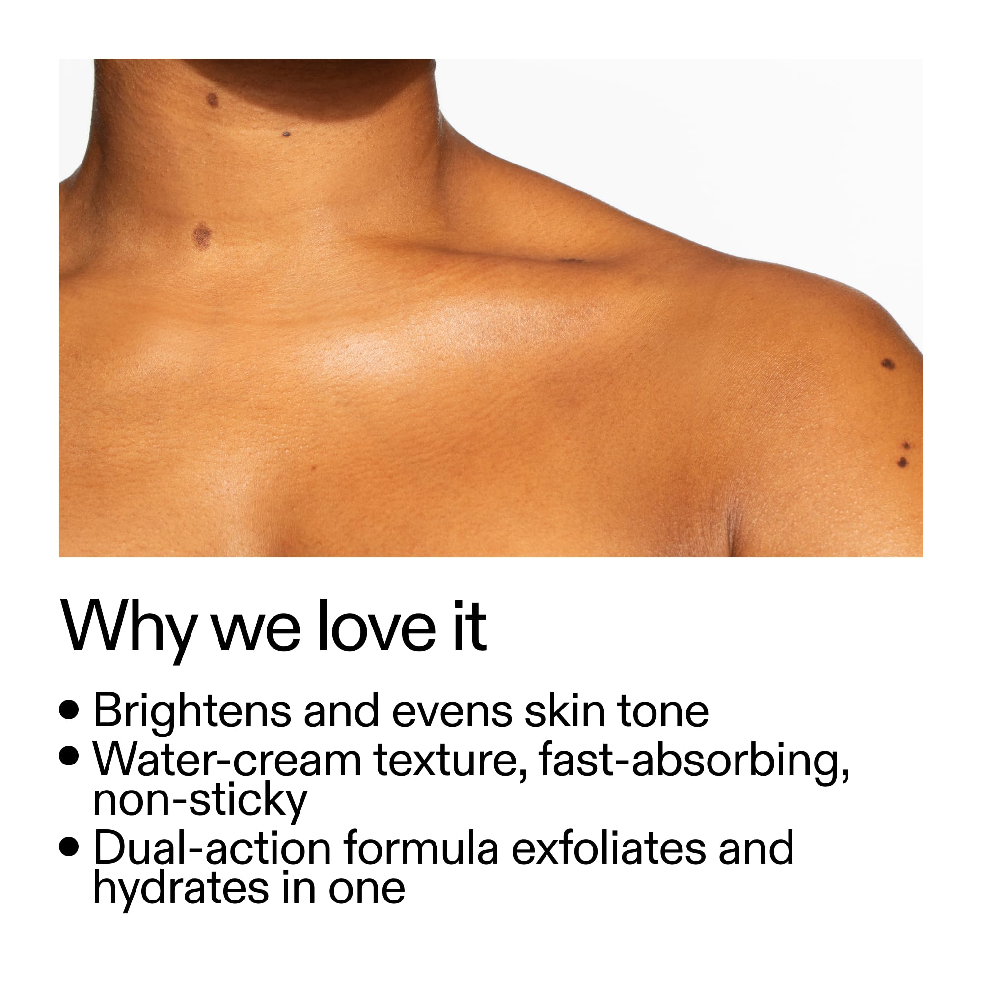 The INKEY List PHA Body Water Cream 5oz – 2-in-1 Exfoliating Hydration