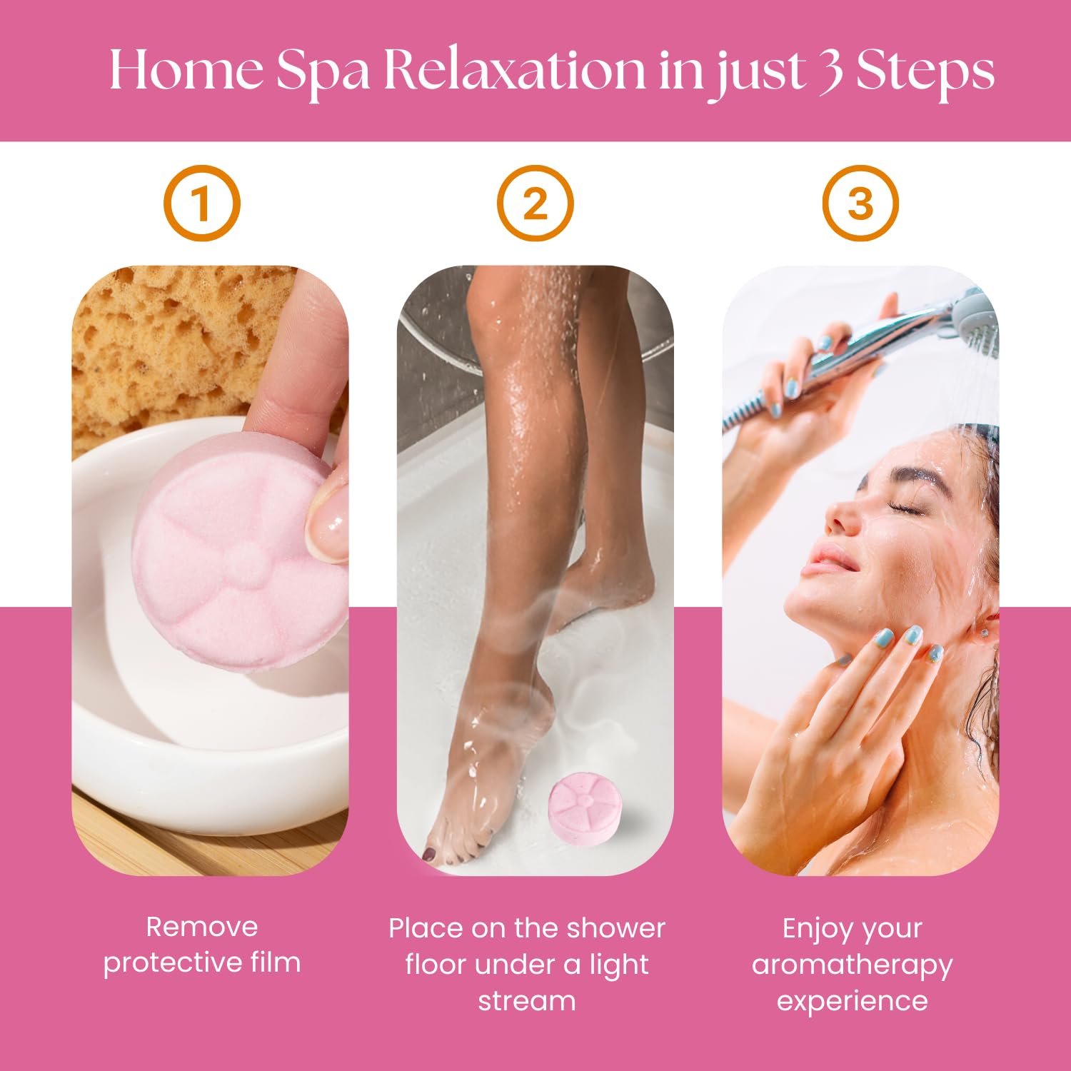 TLG Revitalize Shower Steamers – 7-Pack USA Made with Menthol & Citrus | The Lavish Goat