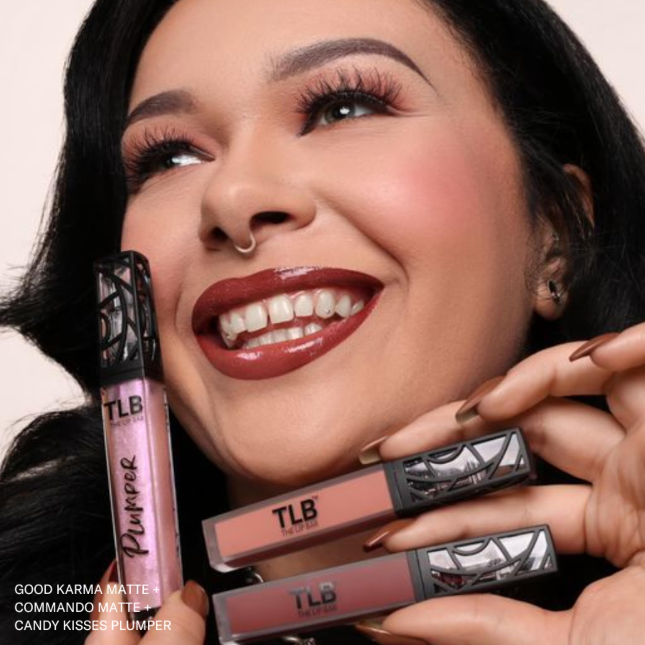 The Lip Bar Commando Nonstop Liquid Matte Lipstick – Peachy Nude, Long-Wearing, High Pigment